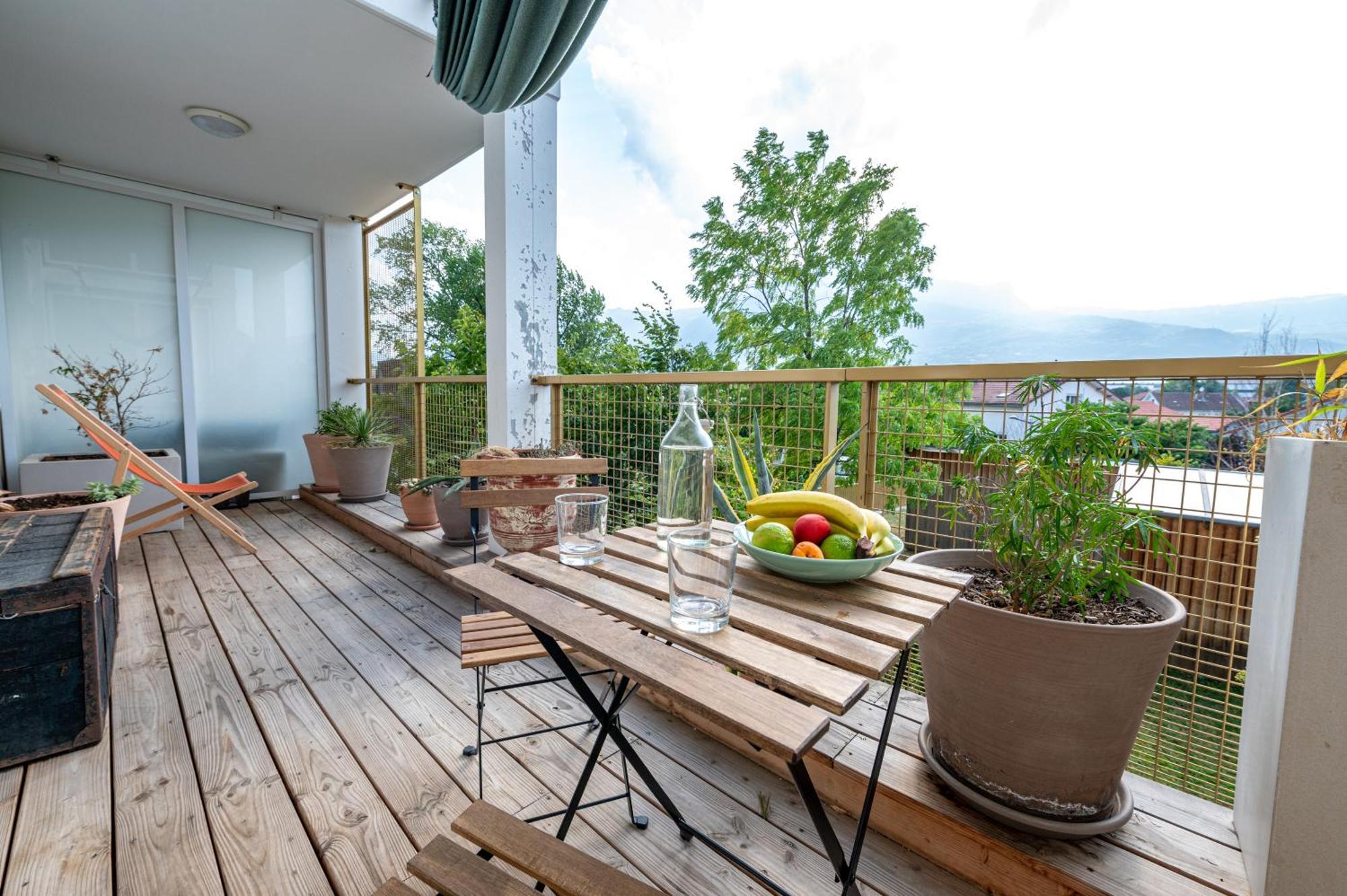 Calme Et Verdure: Vue Montagne - Terrasse - Wifi 格勒诺布尔 外观 照片