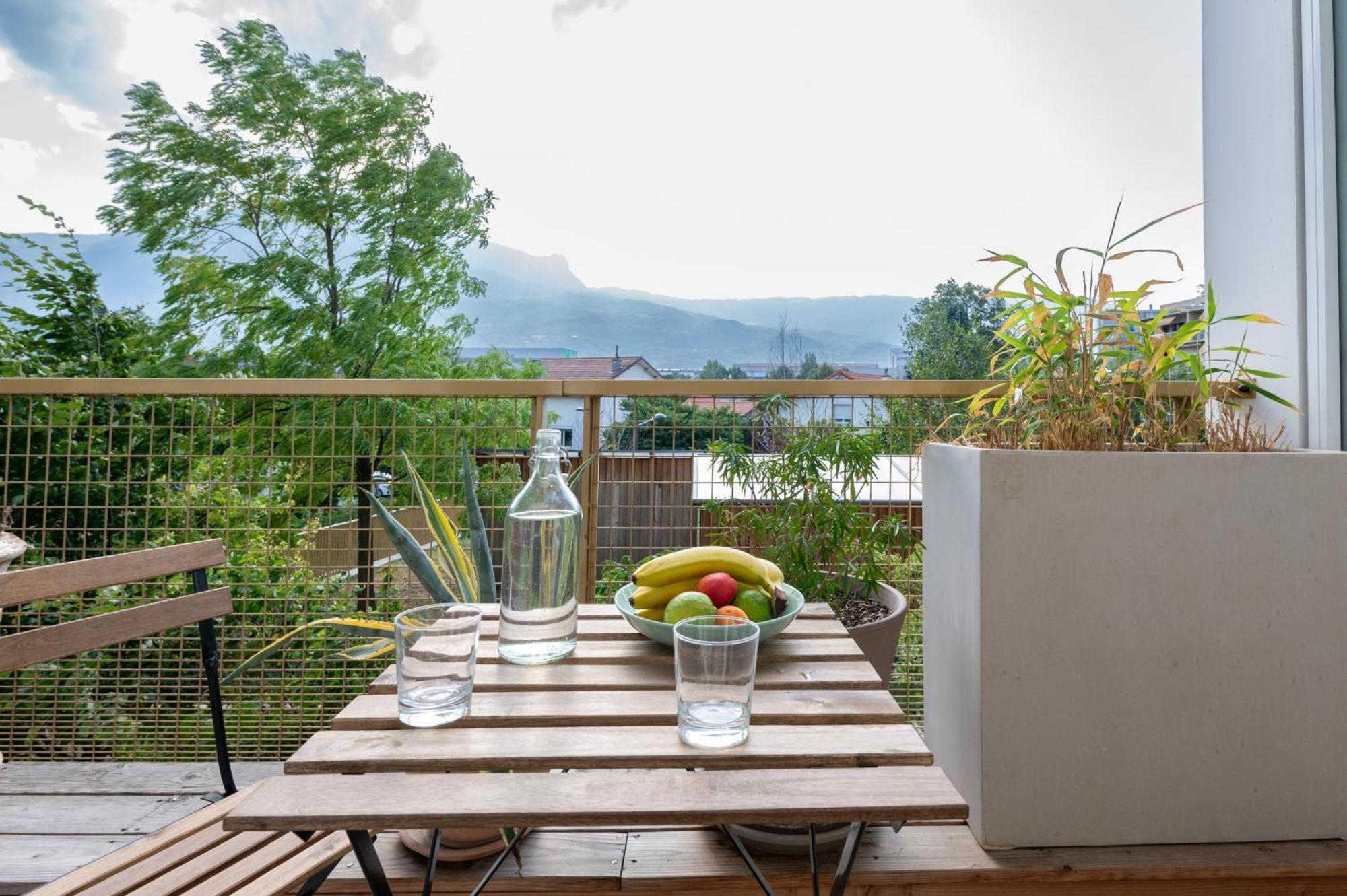 Calme Et Verdure: Vue Montagne - Terrasse - Wifi 格勒诺布尔 外观 照片
